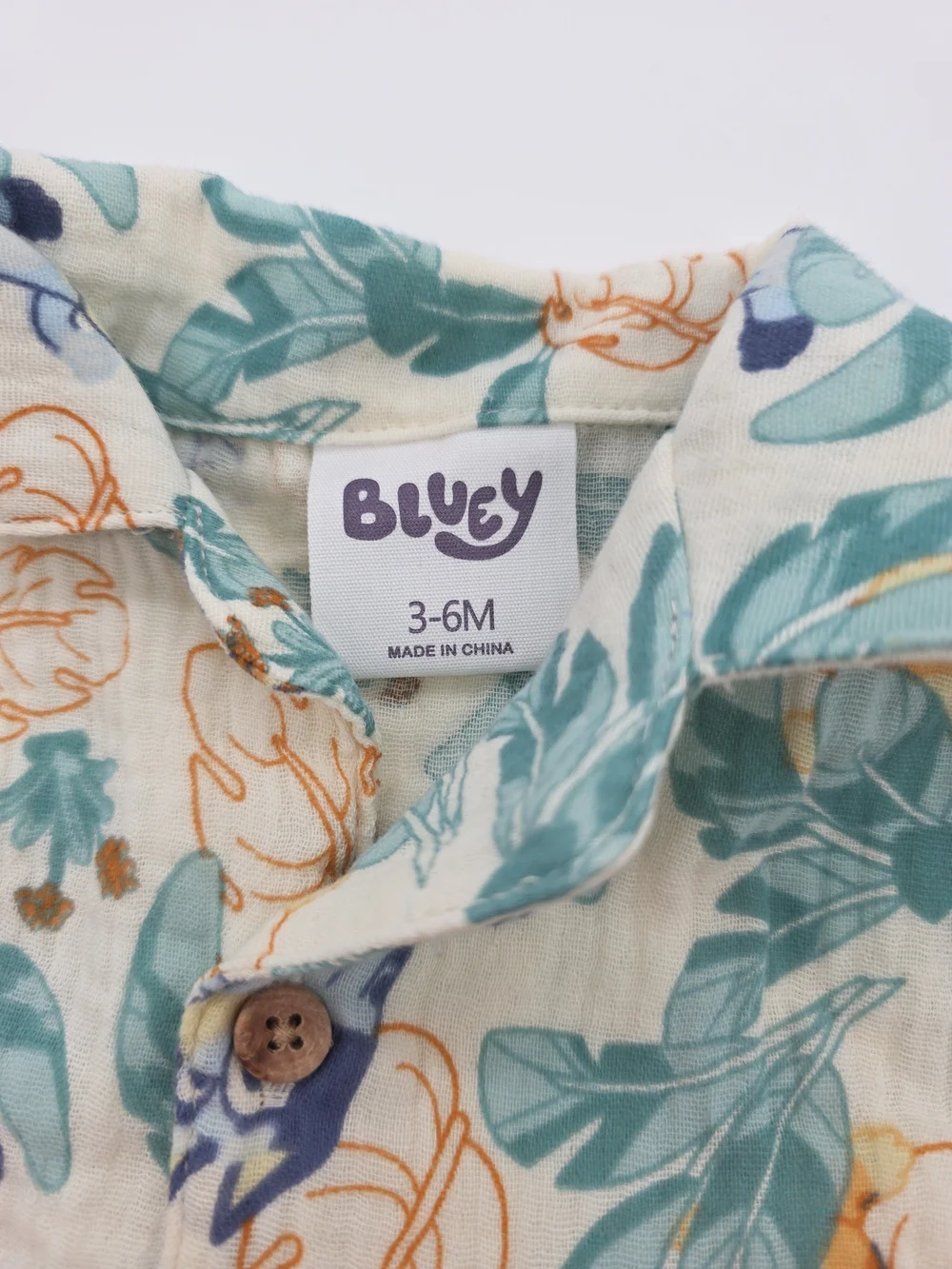 NWT Bluey Baby Boys 2 Piece Outfit Set Shirt Shorts 100% Cotton 3-6M